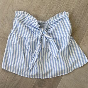 NWT Blue and White Striped Women's top